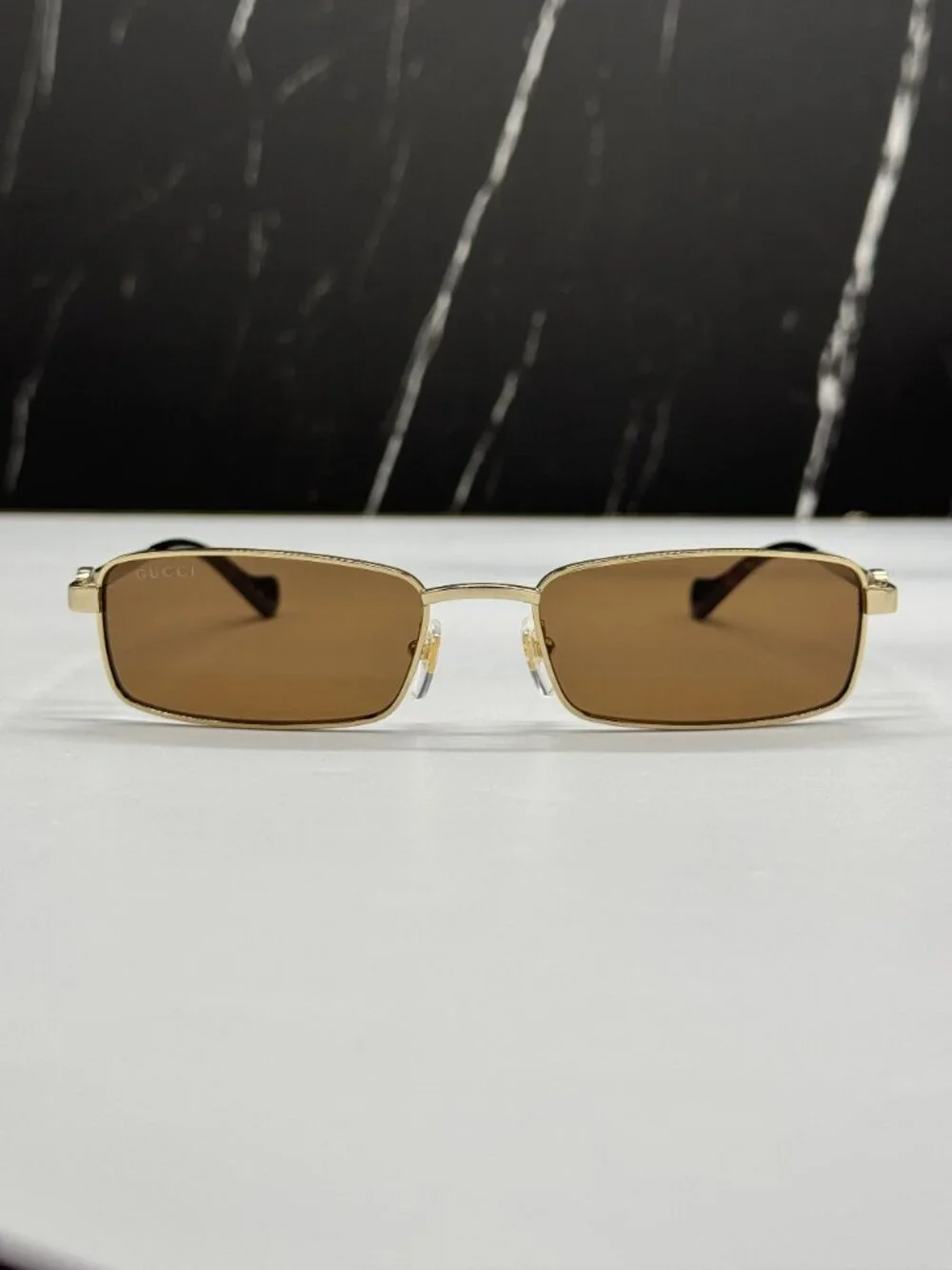 NEW GUCCI GG1600S 002 GOLD WOMEN SUNGLASSES WITH CHAIN